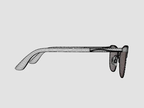Skaga - 2785 FRAMTID 200 Glasses 3D Model