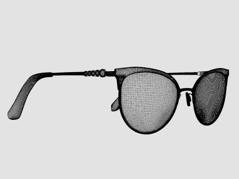Swarovski - SK5275 028 Glasses 3D Model