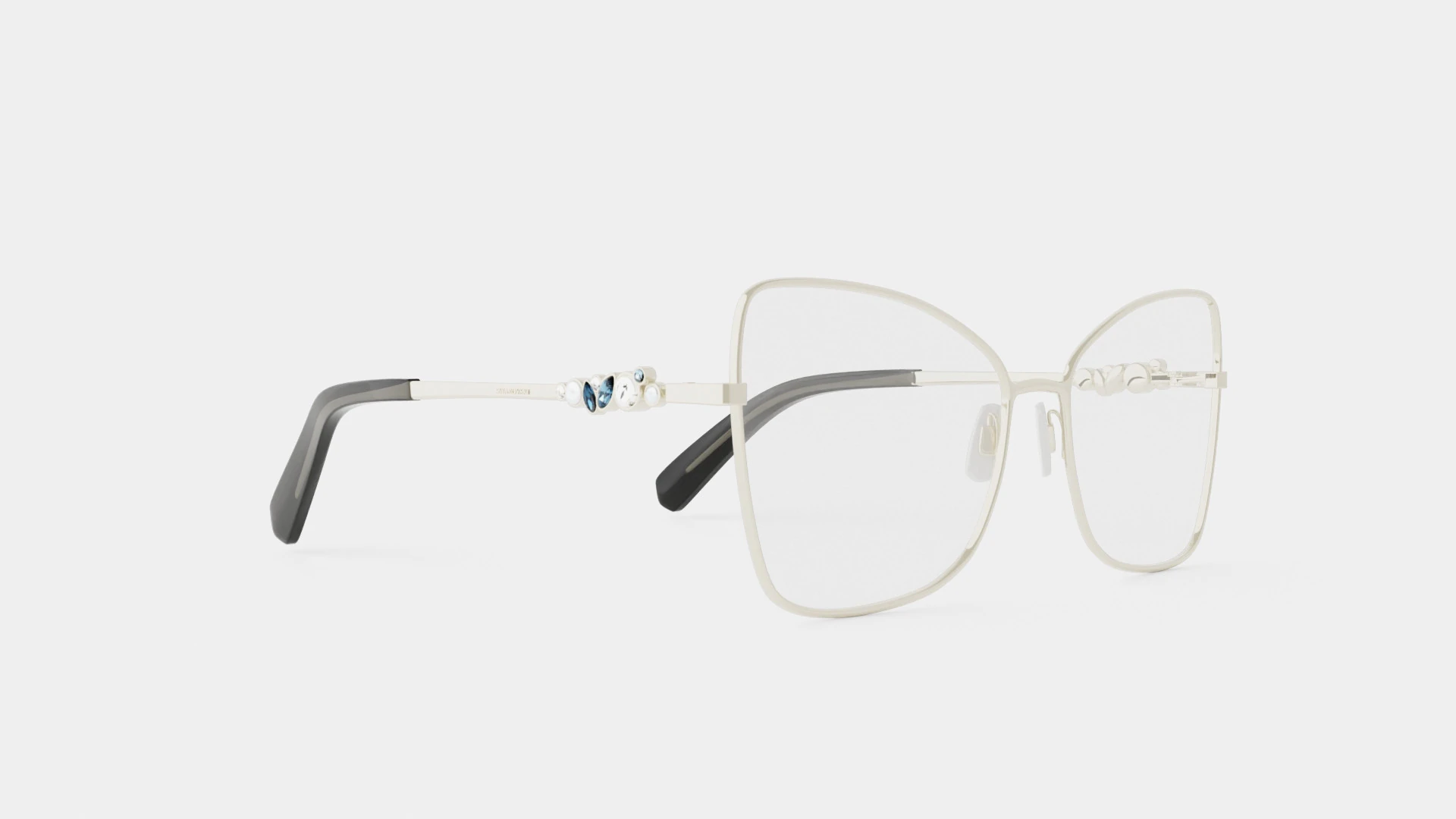 Swarovski - SK5369 016 Glasses 3D Model .c4d .max .obj .3ds .fbx .stl .blend 