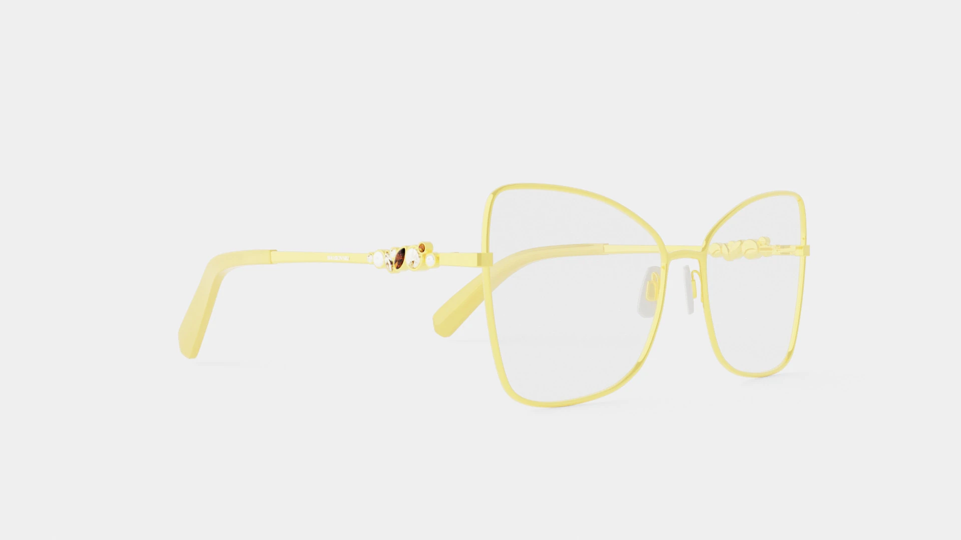 Swarovski - SK5369 030 Glasses 3D Model .c4d .max .obj .3ds .fbx .stl .blend