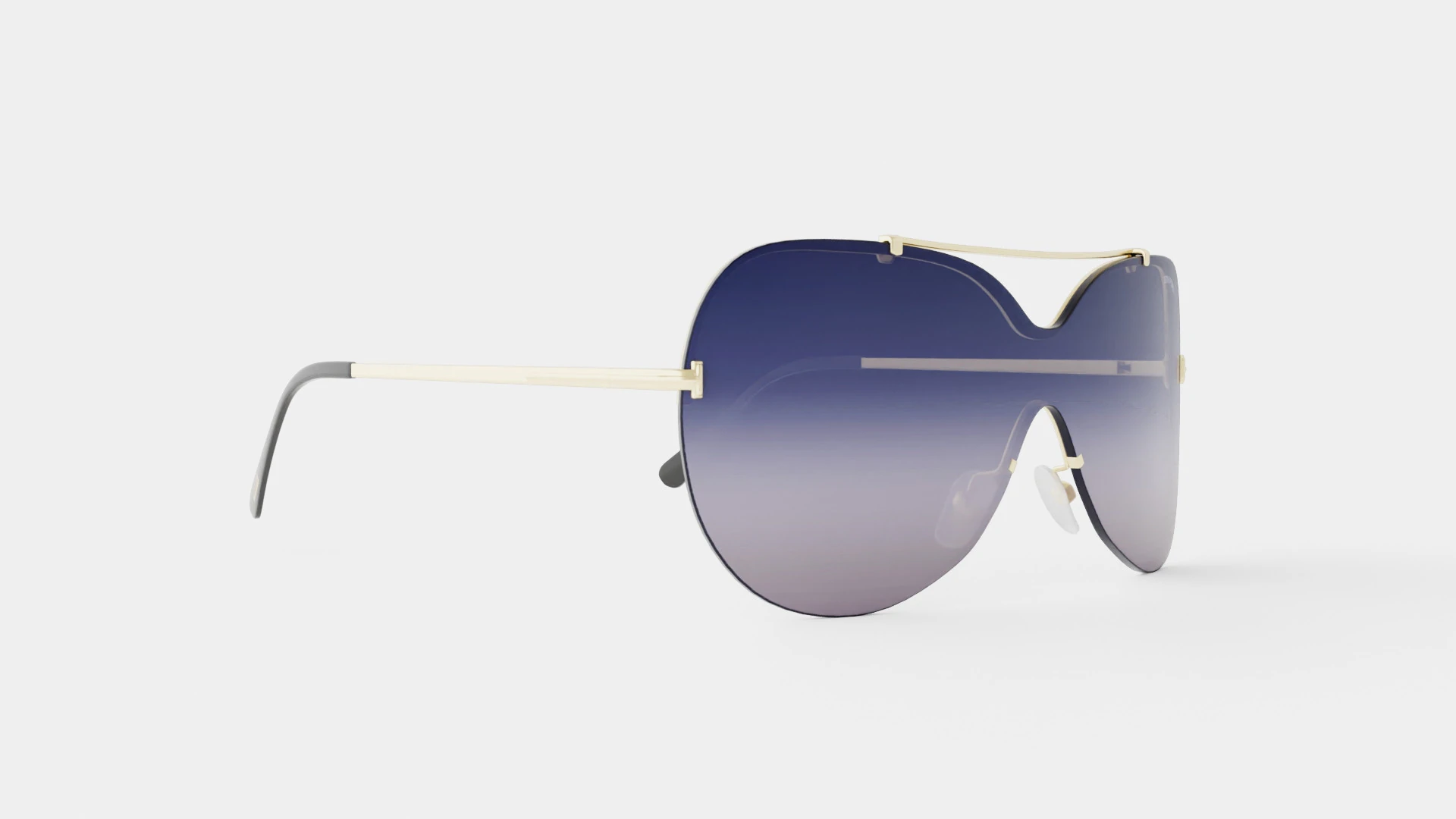TomFord - FT0519 Sunglasses 3D Model .c4d .max .obj .3ds .fbx .stl .blend 