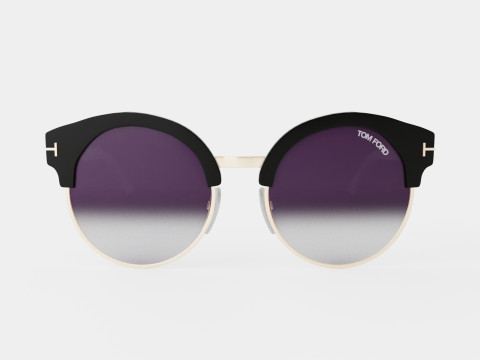 TomFord - FT0608 01B Sunglasses 3D Model