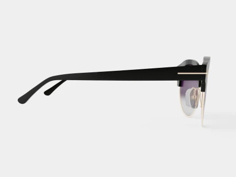 TomFord - FT0608 01B Sunglasses 3D Model