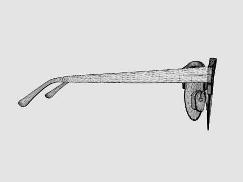 TomFord - FT0608 01B Sunglasses 3D Model