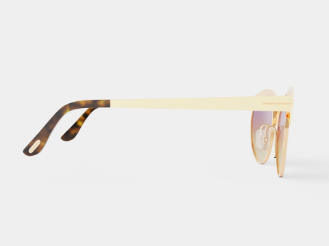 TomFord - FT438 28F Sunglasses Modelo 3D