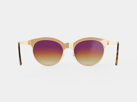 TomFord - FT438 28F Sunglasses Modelo 3D