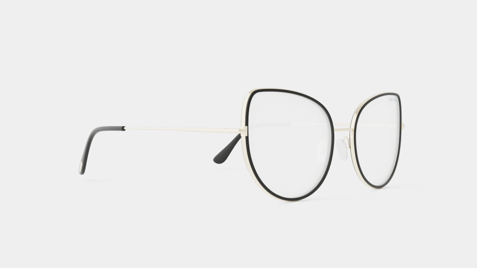 TomFord - FT5614-B 001 Glasses 3D Model .c4d .max .obj .3ds .fbx .stl .blend 