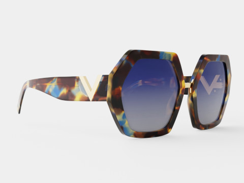 Valentino - 0VA4053 57 Sunglasses 3D Model