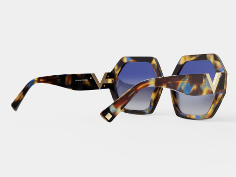 Valentino - 0VA4053 57 Sunglasses Model 3D