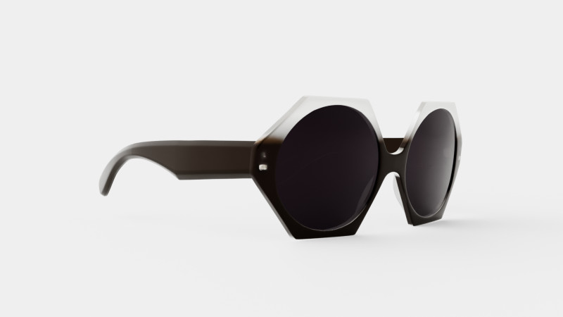 Vasuma - GOLDEN G410 Sunglasses 3D-Modell .c4d .max .obj .3ds .fbx .stl .blend