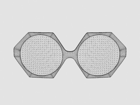 Vasuma - GOLDEN G410 Sunglasses 3D-Modell