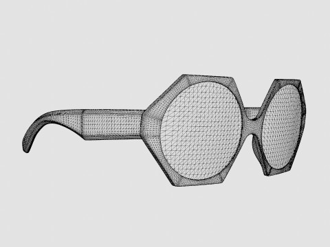 Vasuma - GOLDEN G410 Sunglasses 3D-Modell