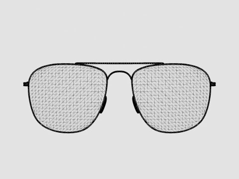 Vasuma - Mountain M210 Sunglasses 3D Model