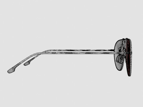 Victoria Beckham - VB2106 714 Glasses 3D Model