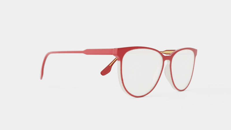 Victoria Beckham - VB2610 607 Glasses Modèle 3D .c4d .max .obj .3ds .fbx .stl .blend