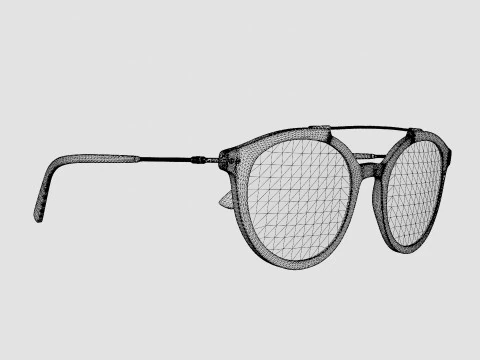 Web - WE0185 01V Sunglasses 3D Model