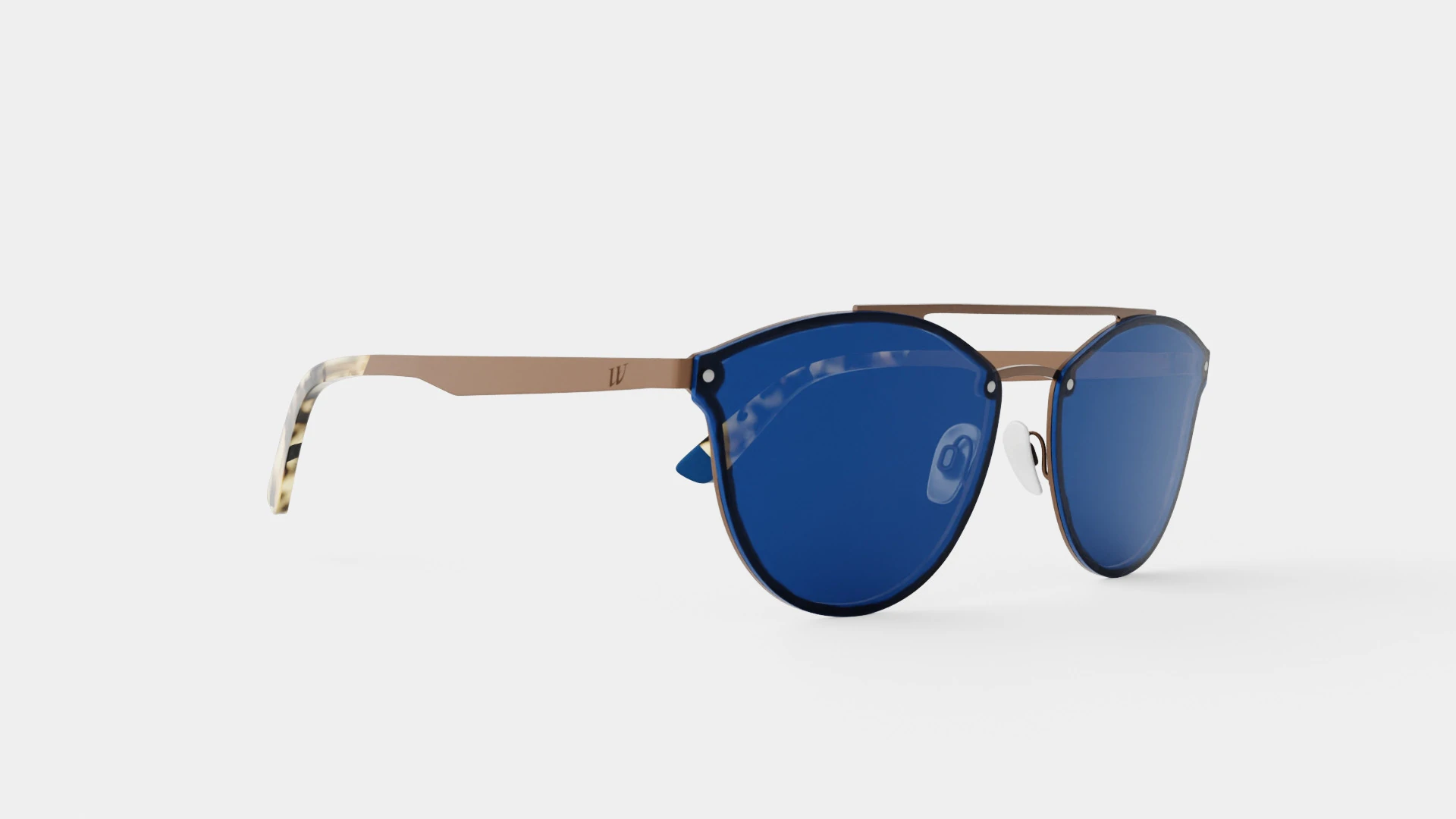 Web - WE0189 09V Sunglasses 3D Model .c4d .max .obj .3ds .fbx .stl .blend 