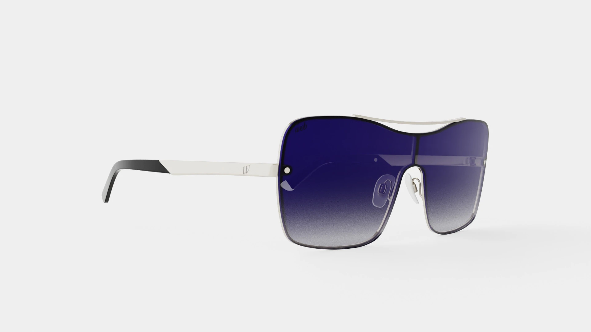 Web - WE0202 Sunglasses 3D Model .c4d .max .obj .3ds .fbx .stl .blend