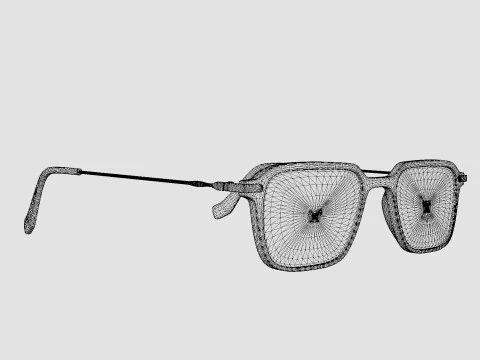 William Morris - 50175 C2 Glasses 3D Model
