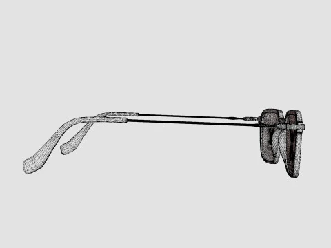 William Morris - 50175 C2 Glasses 3D Model