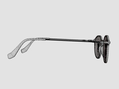 William Morris - 50176 C1 Glasses 3D Model
