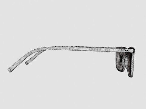 William Morris - 50178 C2 Glasses 3D Model