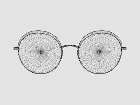 William Morris - ALBA C2 Glasses 3D Model
