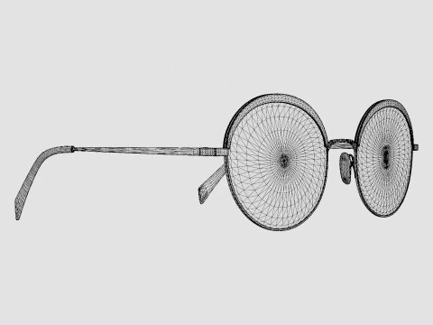 William Morris - ALBA C2 Glasses 3D Model