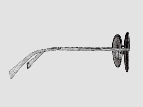 William Morris - ALBA C3 Glasses 3D Model