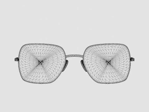 William Morris - Caroline C2 Glasses 3D Model