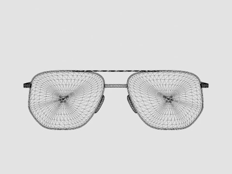 William Morris - PAUL C1 Glasses 3D Model