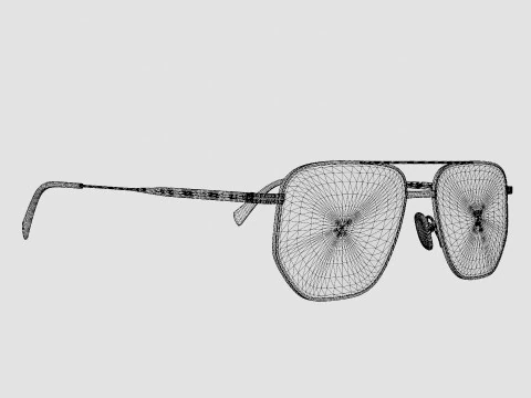 William Morris - PAUL C1 Glasses 3D Model