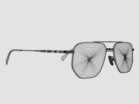 William Morris - PAUL C2 Glasses 3D Model