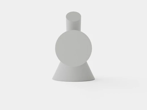 AJ 50 Wall Lamp 3D Model