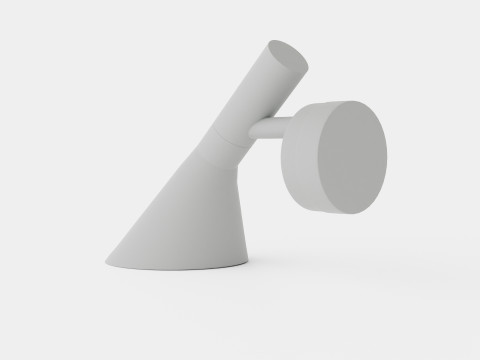 AJ 50 Wall Lamp 3D Model