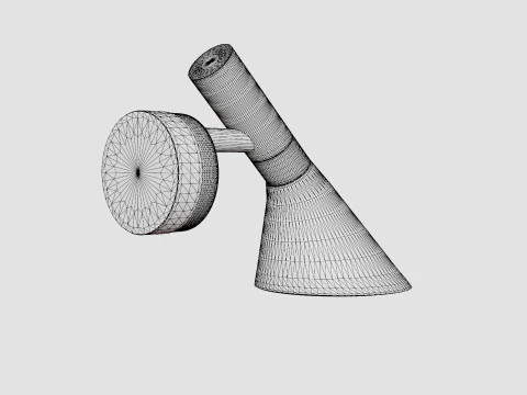 AJ 50 Wall Lamp 3D Model