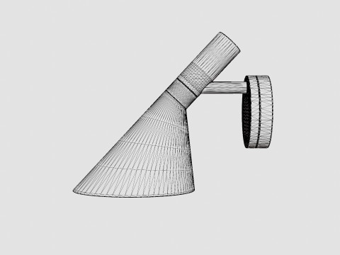 AJ 50 Wall Lamp 3D Model