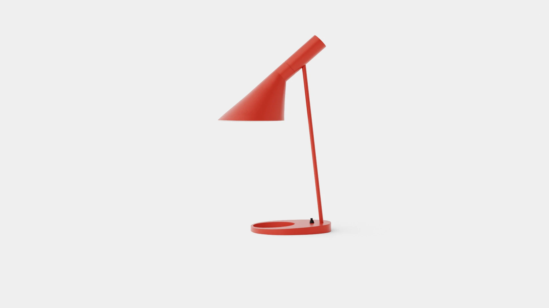AJ Mini Table Lamp 3D Model .c4d .max .obj .3ds .fbx .stl .blend 
