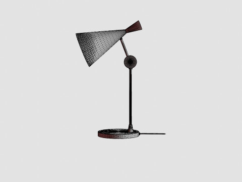 Beat Table Lamp Black Modello 3D