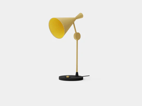 ビートテーブルランプ真鍮 3Dモデル