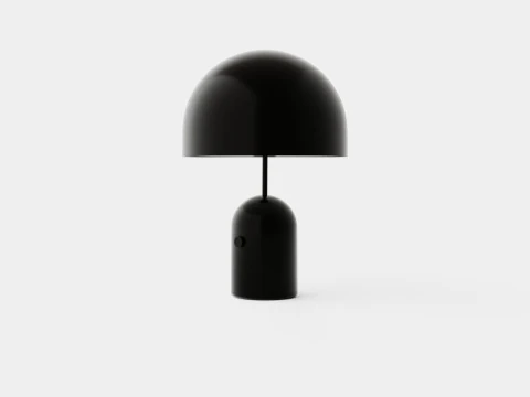 Bell Table Lamp Light Black 3D Model