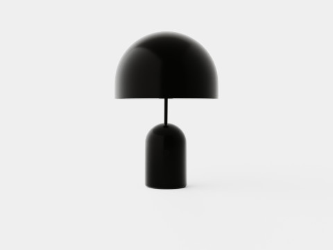 Bell Table Lamp Light Black Modelo 3D