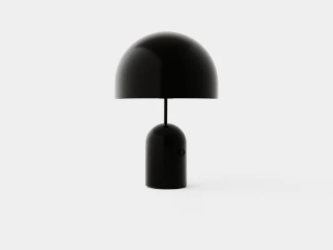Bell Table Lamp Light Black 3D Model