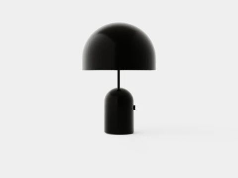 Bell Table Lamp Light Black 3D Model