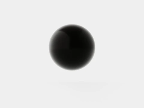 Bell Table Lamp Light Black 3D Model