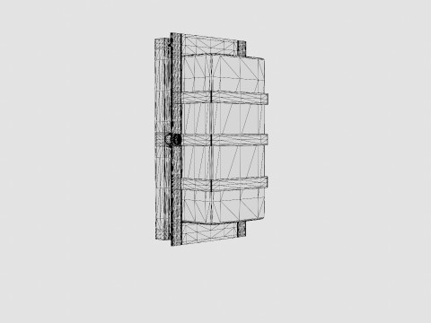 Boden Wall Fixture Lamp Model 3D