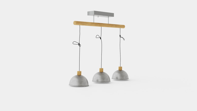 Buckler Ceiling Lamp 3D Модель .c4d .max .obj .3ds .fbx .stl .blend
