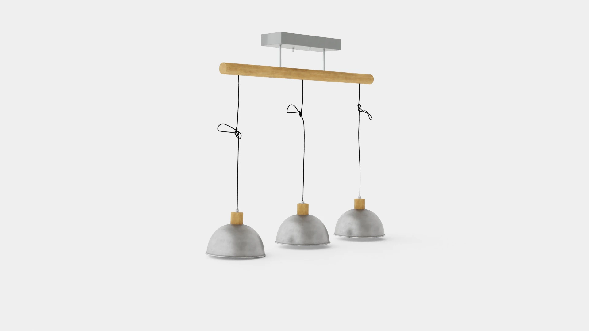 Buckler Ceiling Lamp 3D Model .c4d .max .obj .3ds .fbx .stl .blend
