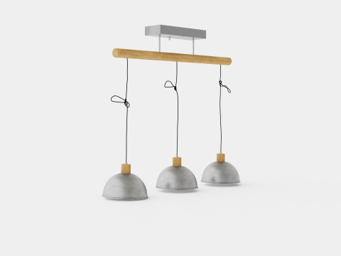 Buckler Ceiling Lamp 3D Модель