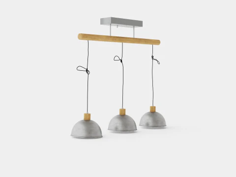 L&aacute;mpara de techo Buckler Modelo 3D